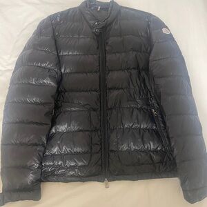 Moncler Longue Saison Black Down Puffer Coat